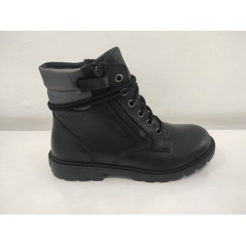 Bota Geox Amphibiox tipo militar, con cordones y cremallera, tallas disponibles 28, 30, 32, 35, 36, 37, 38 y 39