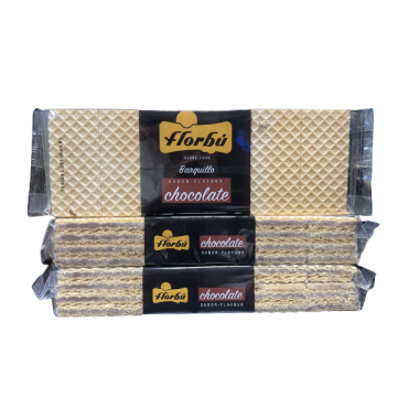 Barquillo de Galletas Florbú CHOCOLATE PAQUETE 250 GRS.