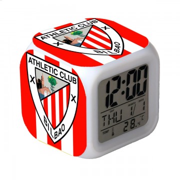 RELOJ ALARMA DESPERTADOR ATLETICO DE MADRID