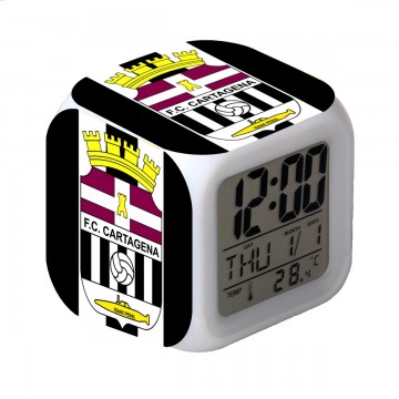 RELOJ DESPERTADOR CON ALARMA Y LUCES LED CARTAGENA