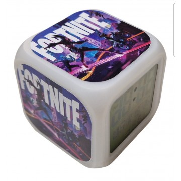 RELOJ DESPERTADOR CON ALARMA Y LUCES FORNITE