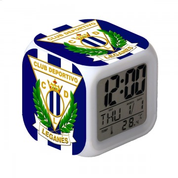 RELOJ DESPERTADOR CON ALRMA Y LUCES LED LEGANES