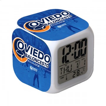 RELOJ DESPERTADOR CON ALARMA Y LUCES LED OVIEDO