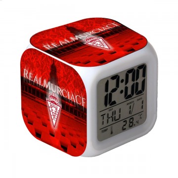 MURCIA RELOJ DESPERTADOR CON ALARMA Y LUCES LED REAL MURCIA