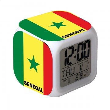 RELOJ DESPERTADOR CON ALARMA Y LUCES LED SENEGAL