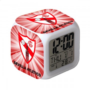 RELOJ DESPERTADOR CON ALARMA Y LUCES LED SEVILLA