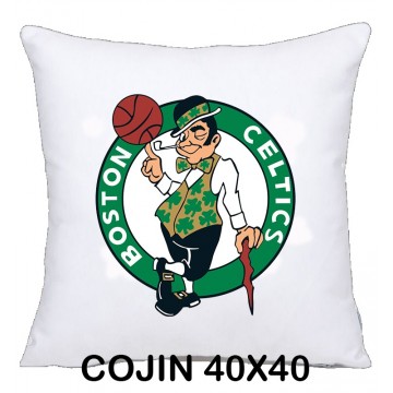 COJIN 40X40 BOSTON CELTICS DECORACION HOGAR REGALOS