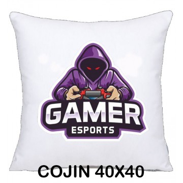 COJIN 40X40 GAMER DECORACION HOGAR REGALOS