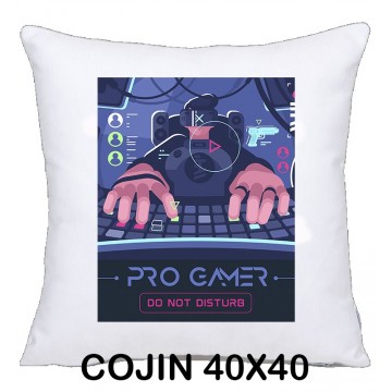 COJIN 40X40 VIDEOJUEGOS DECORACION HOGAR REGALOS