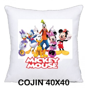 COJIN 40X40 MICKY MOUSE DECORACION HOGAR REGALOS