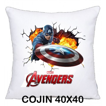 COJIN 40X40 SUPERHEROE DECORACION HOGAR REGALOS