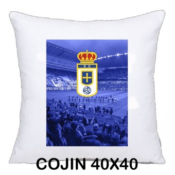 COJIN 40X40 REAL OVIEDO DECORACION HOGAR REGALOS