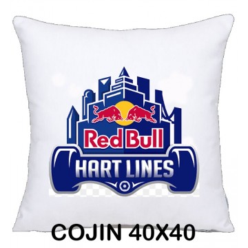 COJIN 40X40 RED BULL DECORACION HOGAR REGALOS