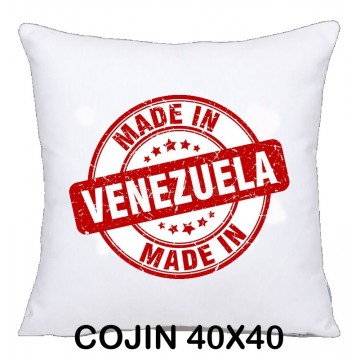 COJIN 40X40 VENEZUELA DECORACION HOGAR REGALOS