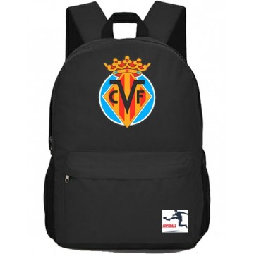 MOCHILA VILLAREAL HOMBRE Y MUJER COLOR NEGRO