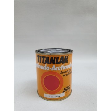 TITANLAK SATINADO NEGRO 375 ML