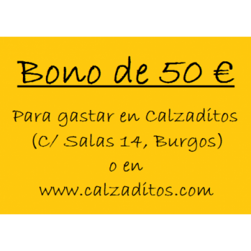 Bono de 50 € en Zapatería...