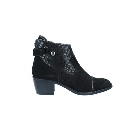 Dansi 1842 Botines Camperos Casual de Mujer 39 SERRAJE NEGRO