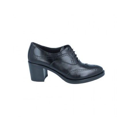 Zapatos Oxford con Cordón y Tacón para Mujer de Luis Gonzalo 5013M 38 NEGRO