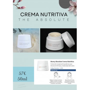THE ABSOLUTE - CREMA NUTRITIVA 50 ml. - ATOMY - NUTRITION CREAM - Cosmética Coreana