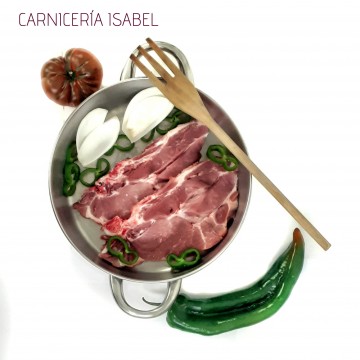 Chuleta de aguja de cerdo 1000g