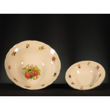 JUEGO MACEDONIA 7PZ. "FLORES Y FRUTAS" -SAN CLAUDIO