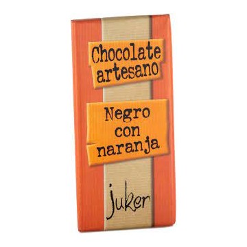 Chocolate Negro Artesano con NARANJA JUKER