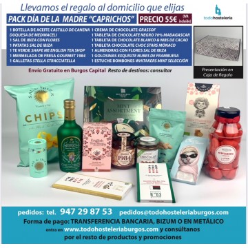 PACK DIA DE LA MADRE CAPRICHOS