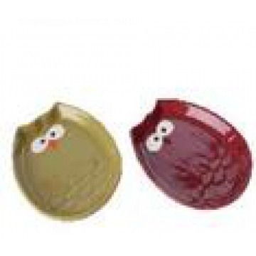 Bandeja ceramica 18x15 buho...