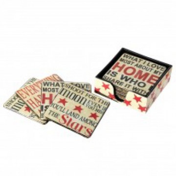 S/6 posavasos letras...