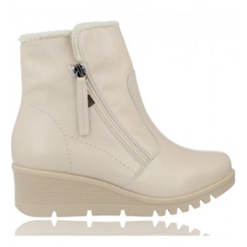 Botines Mujer Casual Piel...