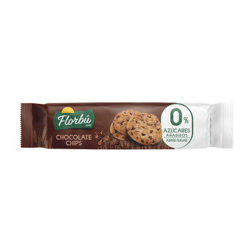 GALLETA CON CHIPS DE CHOCOLATE 0% AZÚCARES 120 GRAMOS