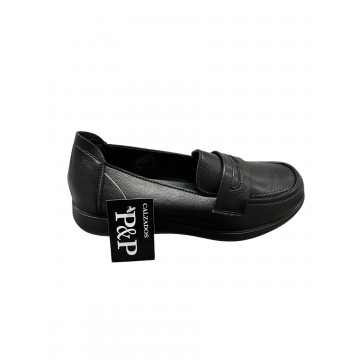 ZAPATO CON CUÑA COMODA H0276