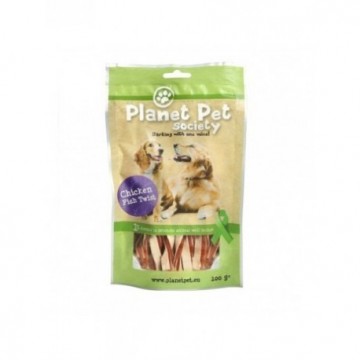 Planet Pet Snack Twist Pollo Y Pescado 100gr