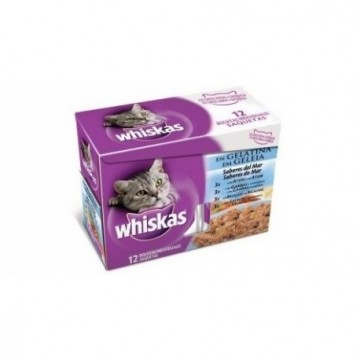 Whiskas Multipk Pescado 12u/100g (x4)