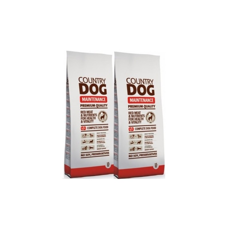 Country Dog Food Maintenance 15kg (x2)