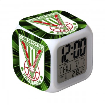 RELOJ DESPERTADOR CON ALARMA Y LUCES LED CD PRADEJON