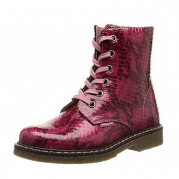 Botas de charol fucsia con...