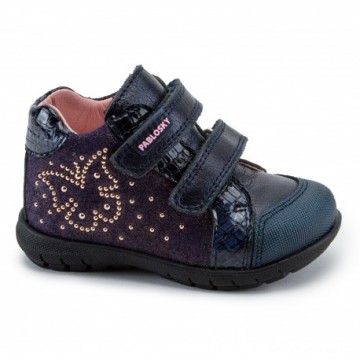 Botines de piel para niña...