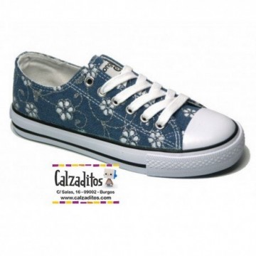 Zapatillas de lona en denim...