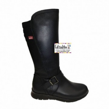 Botas de caña alta en piel...