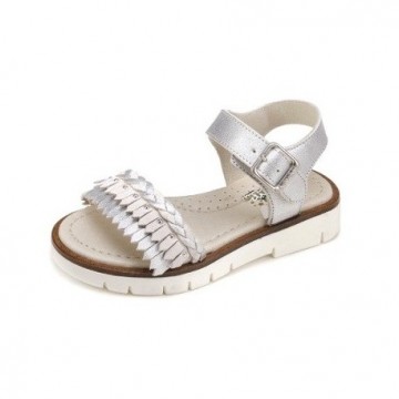 Sandalias para niña en piel...