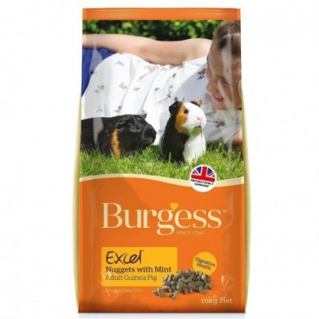 Burgess Excel Cobaya Con Menta 10kg