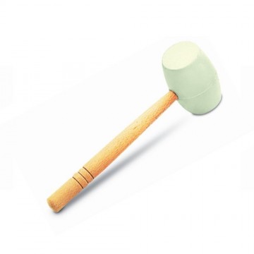 Maza goma 750 gr blanca