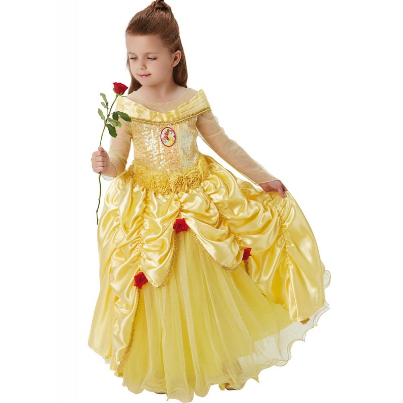 Ambicioso humor sextante Disfraz Princesa Bella Infantil Premium de Disney