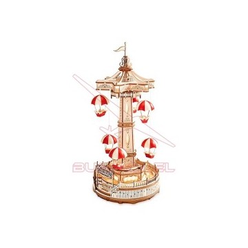 Maqueta de madera mecánica...