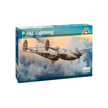 Maqueta avión P-38J...