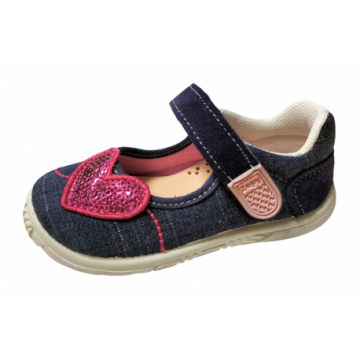 Merceditas de lona jeans...