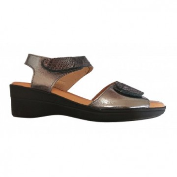 Sandalias confort de cuña...
