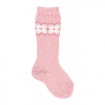Calcetines altos con grecas...